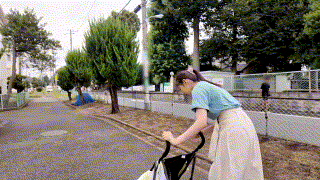 spay532【ベビーカー妻N@杉並区】七原さゆ エロGIF 2