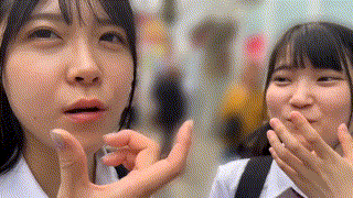 oreco554【あかりちゃん＆ひなのちゃん】伊織ひなの｜皆瀬あかり エロGIF 2