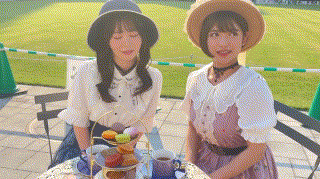 instc377【あすか＆のあ】天晴乃愛｜小栗操 エロGIF 1